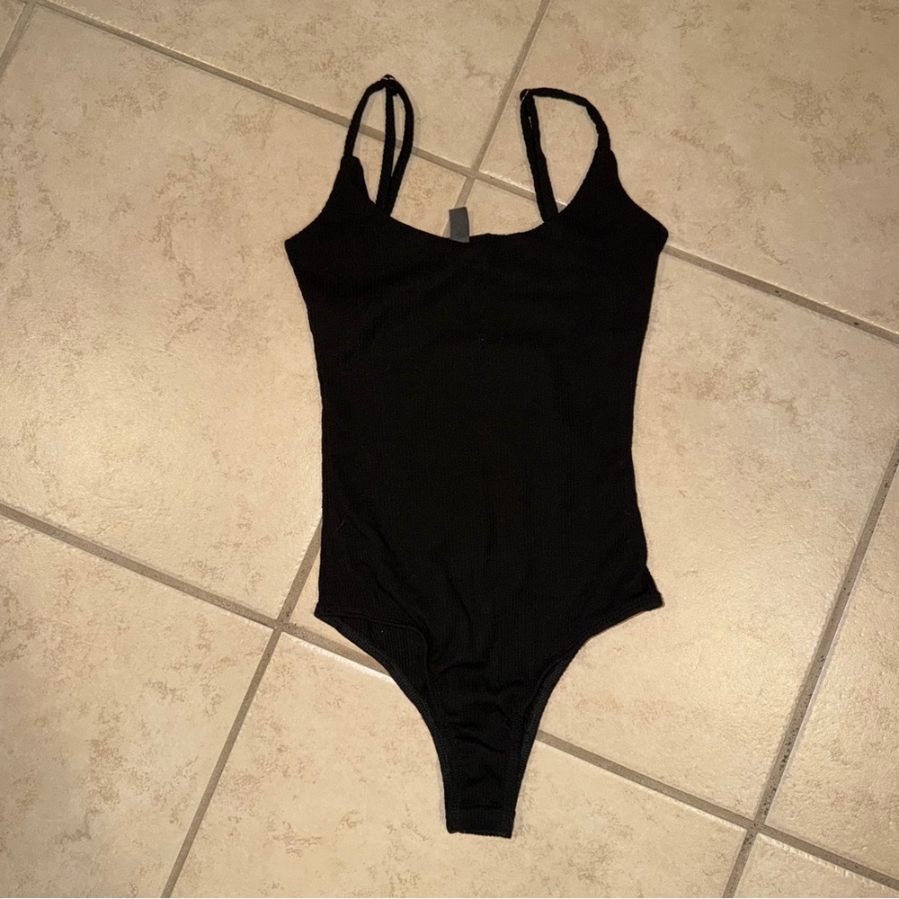 Elegant Black Women's Bodysuit